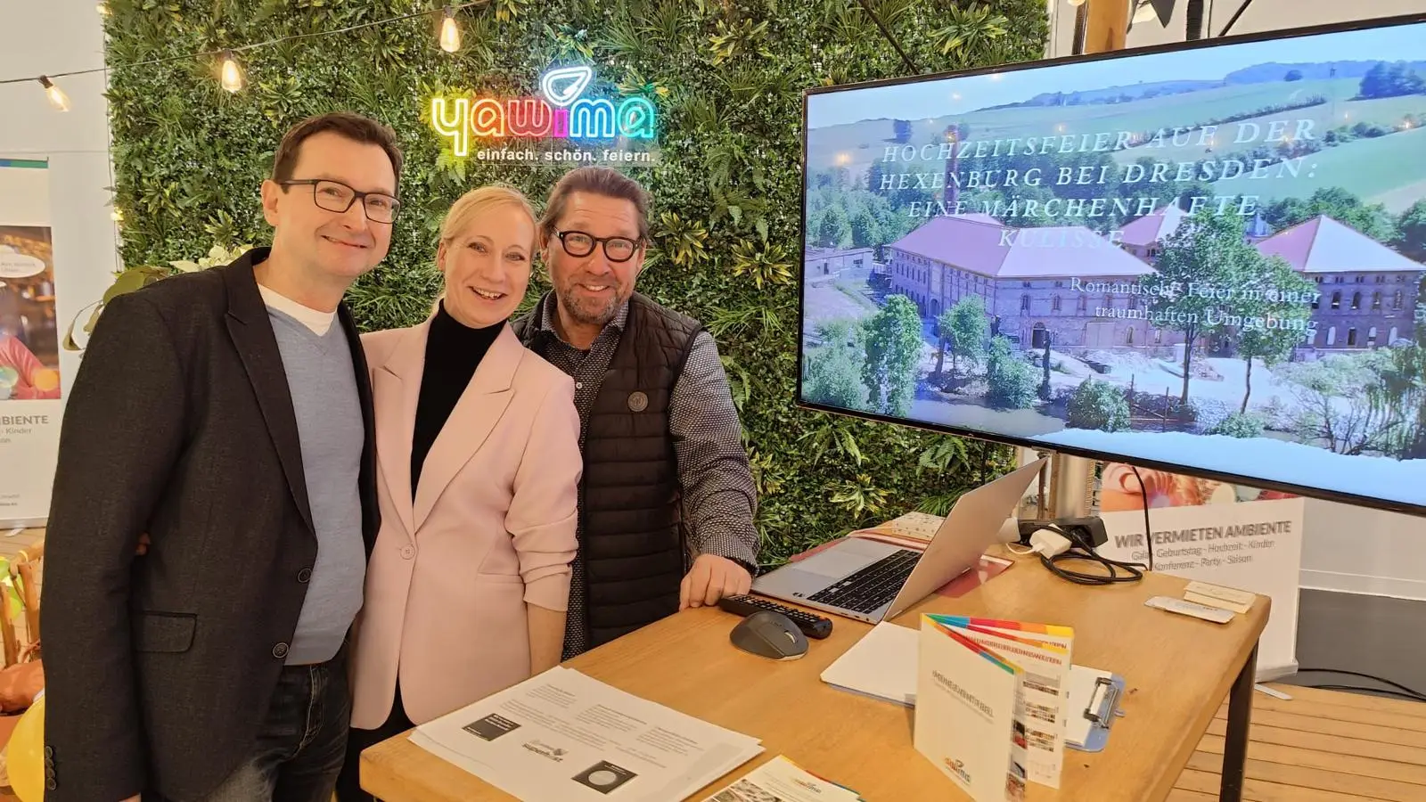Jawort_Messestand der Hexenburg als Hochzeitslocation auf der Hochzeitsmesse11