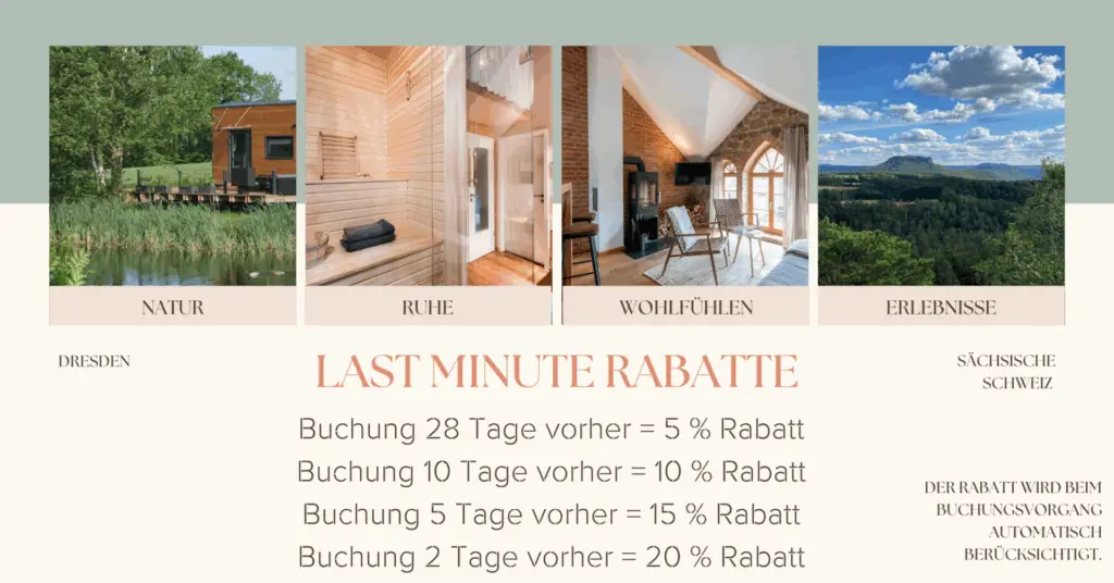 Rabatte für optionale Leistungen von der Hexenburg Dresden
